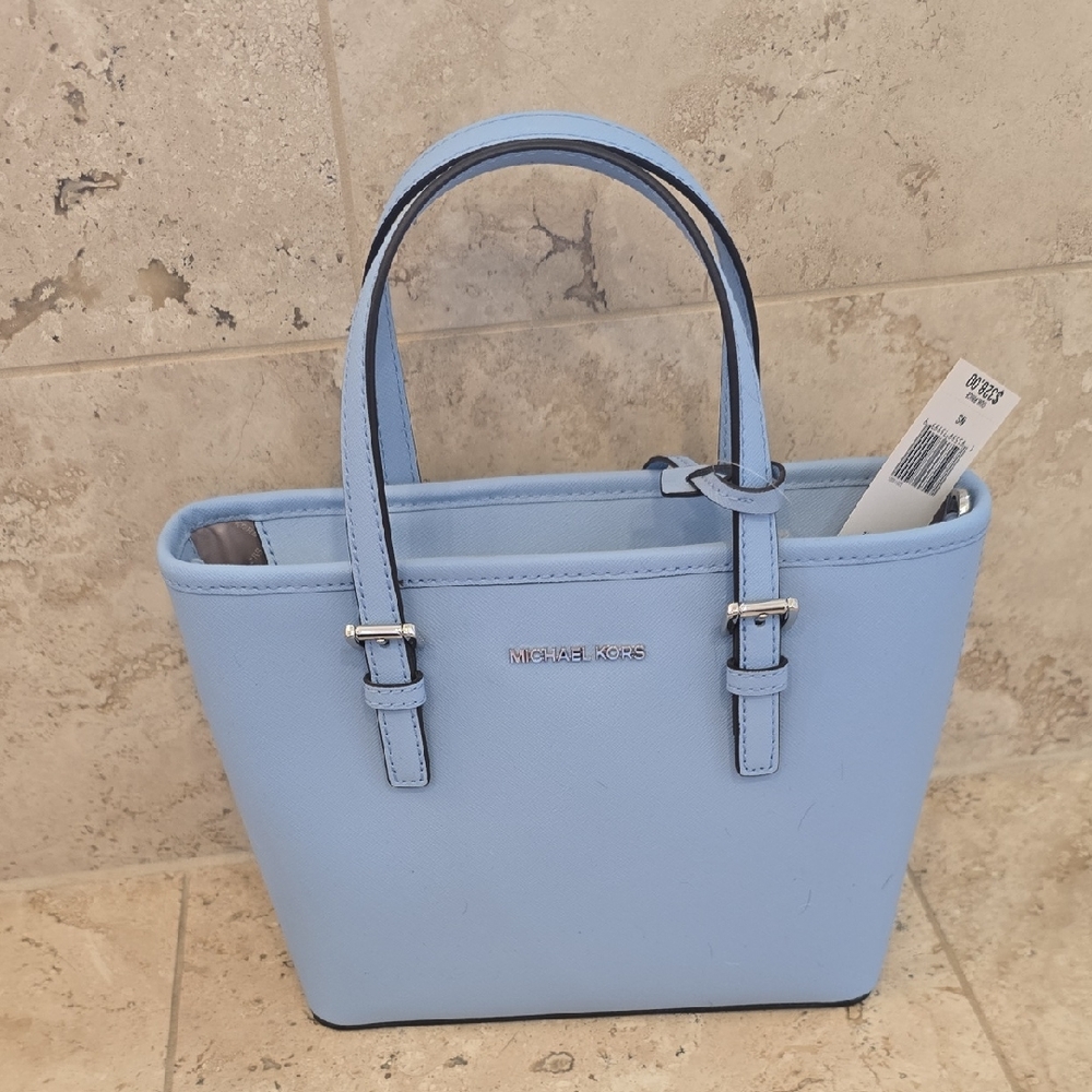 Michael Kors Sky Blue Tote Bag